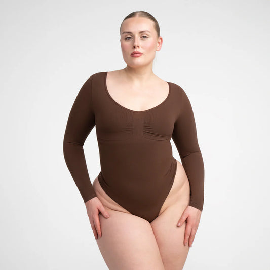 ShapeFlow™ – Body Gainant Culotte Manches Longues