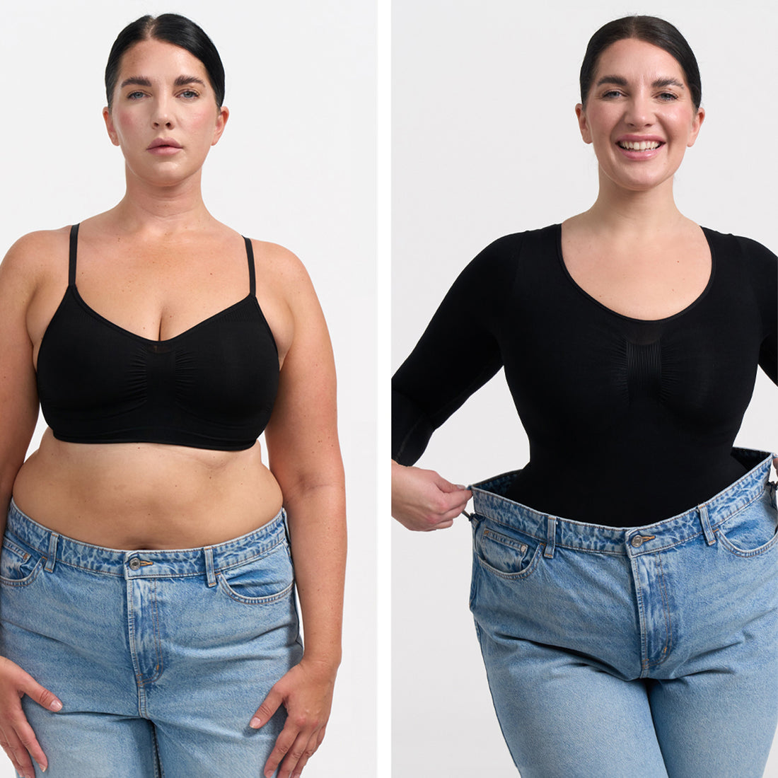 ShapeFlow™ – Body Gainant Culotte Manches Longues