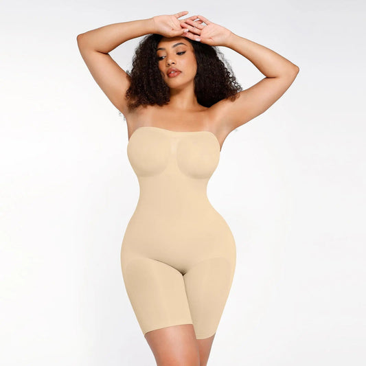 SculptBare™ – Body Short Gainant sans bretelle 360°